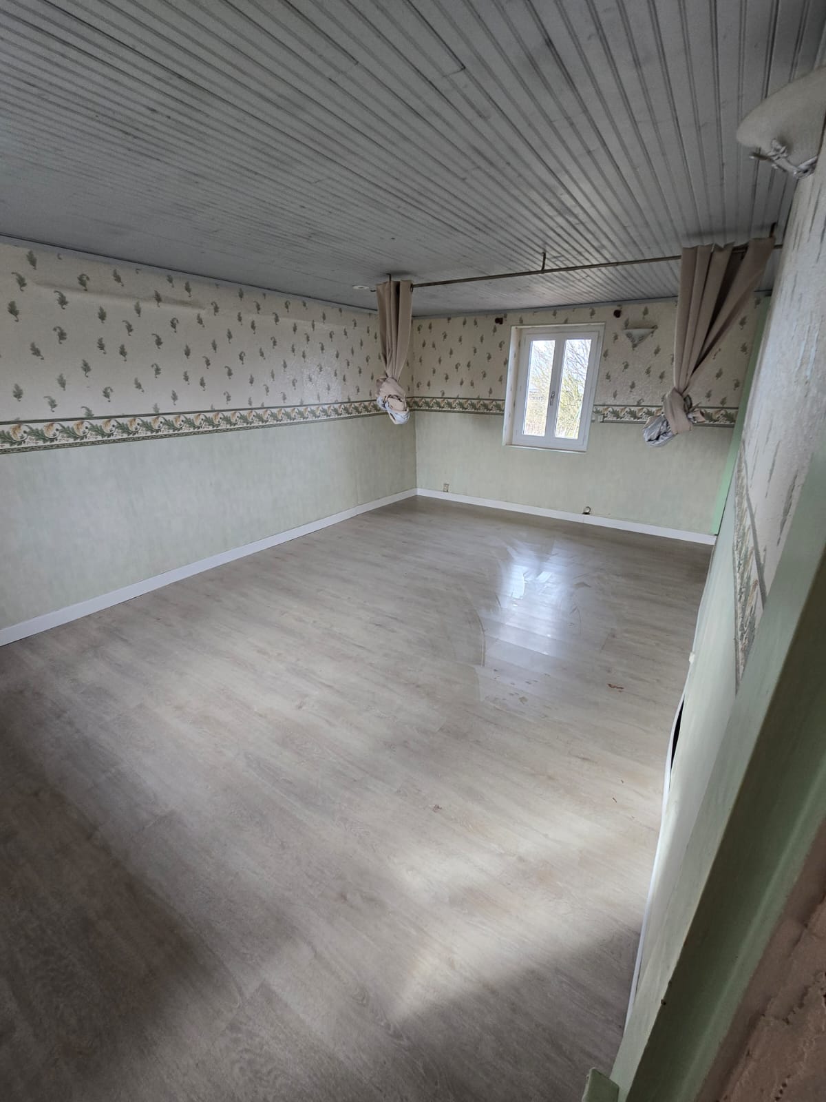 Vide-maison avant intervention